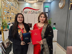 एनआईसी एशिया बैंकका ग्राहकलाई हेयर एण्ड शान्ती युनिसेक्स सैलुनमा १० प्रतिशत छुट 