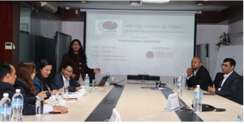 शाइन रेसुङ्गा विकास बैंकको ८ प्रतिशत ऋणपत्र बाँडफाँट सम्पन्न 