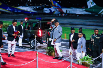 प्रधानमन्त्री ओली चीन भ्रमण सकेर स्वदेश फिर्ता