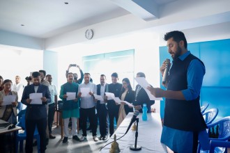 रास्वपा महाधिवेशनबाट नवनिर्वाचित पदाधिकारी तथा केन्द्रीय सदस्यले लिए शपथ