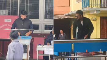 रवि र बालेनले गरे मतदान