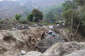 म्याग्दीको रणवाङ–दरुङ–हिदी सडक स्तरोन्नति थालियो, १ करोड बजेट