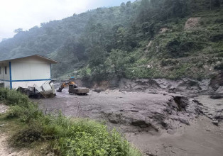 रसुवामा भीषण बाढीले ४ जलविद्युत् आयोजना ठप्प, २०० मेगावाट उत्पादनमा ब्रेक