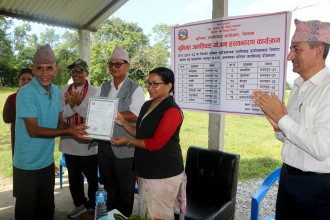 ७ करोड लागतका १३ आयोजना समितिलाई हस्तान्तरण, डिप बोरिङमार्फत ३०० हेक्टरमा सिँचाइ