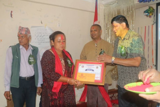 १० हजार नगदसहित भीरकोटका उत्कृष्ट ९ कृषक सम्मानित