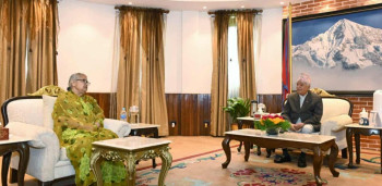 निर्वाचनको वातावरण बनाउन राष्ट्रपतिको पहल, प्रधानमन्त्री र शीर्ष तीन नेताबीच पहिलोपल्ट छलफल