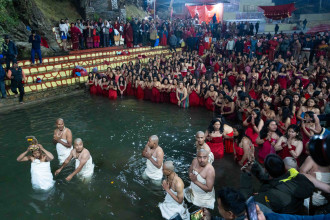 माघ शुक्ल पूर्णिमाः एकमहिने स्वस्थानी व्रत समापन गरिँदै