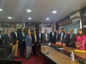 सीएनआई पदाधिकारीलाई अर्थमन्त्री पौडेलले भने-अर्थतन्त्रमा आशाकाे दियाे बाल्छाैं