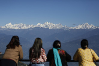 नगरकोटबाट हिमाल दृश्यावलाेकन (तस्बिहरु)