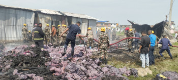 आगलागी हुँदा ८० लाख बढीको क्षति
