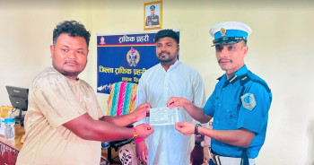 सांसद बब्लु सवार मोटरसाइकलका चालक कारबाहीमा