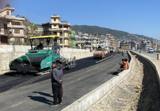 १६ किलाेमिटरकाे सूर्यविनायक–धुलिखेल सडकः तीन वर्षमा भौतिक प्रगति ६७ प्रतिशत
