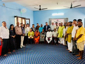 वीरगञ्जमा बाल उद्यान तथा शिशु स्याहार केन्द्र हस्तान्तरण