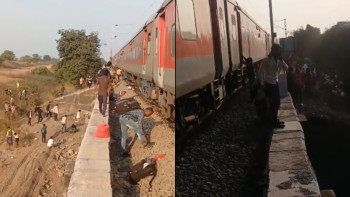पुष्पक एक्सप्रेस रेल दुर्घटनामा चार नेपालीसहित १३ जनाले ज्यान गुमाए