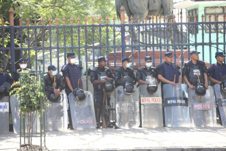 भृकुटीमण्डप र रत्नपार्क क्षेत्रमा सुरक्षा व्यवस्थामा कडाइ (तस्बिरसहित)