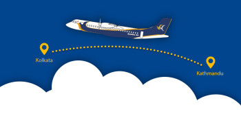 बुध्द एयरको काठमाडौं–कोलकाता उडान थप, साताको ४ दिन उडान गर्ने