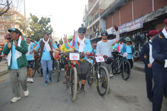 नेपालगञ्जमा ‘टुर द ठाकुरद्वारा’ साइकल महोत्सव, बाँके/बर्दियाका पर्यटकीय स्थल चिनाउने लक्ष्य