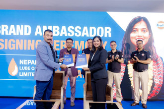 गल्फ लुब्रिकेन्ट्सको पार्टनर मिटमा राष्ट्रिय महिला क्रिकेट उप-कप्तान महतो ब्रान्ड एम्बेसडरमा आबद्ध