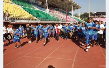 निगमको दौड प्रतियोगितामा पुरुषका भण्डारी र महिलातर्फ सापकोटा प्रथम