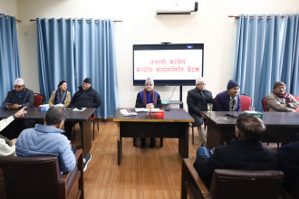 कांग्रेस मुख्यालयमा देउवा समूहको बैठक, गगन नेतृत्वको आधिकारिकताविरुद्ध अदालत जाने निर्णय