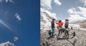 ड्रोनमार्फत सगरमाथाको फोहोर संकलन, साइमेक्स इंक र एयरलिफ्ट टेक्नोलोजीको सहकार्य
