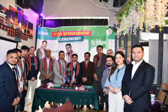 ब्रिज इन्टरनेसनल ब्रिटिस गोर्खाली क्रिकेट लिगको टाइटल स्पोन्सर