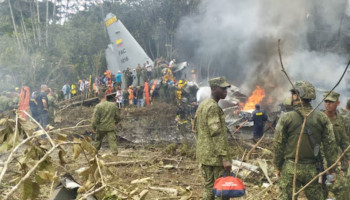 कोलम्बियामा सेनाको विमान दुर्घटना, ६६ जनाको मृत्यु