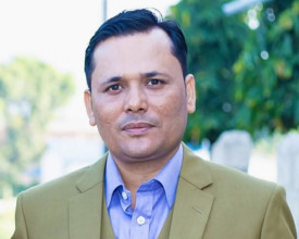 रास्वपा सांसद गणेश पौडेलमाथि कालो मसी छ्यापियो