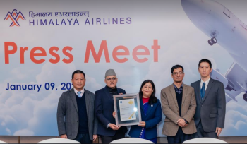 आइओसामा दर्ता हुने पहिलो नेपाली वायुसेवा कम्पनी बन्यो हिमालय एयरलाइन्स