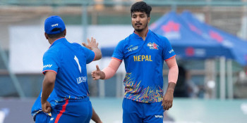 नेपालद्वारा भारत ९२ रनले पराजित, तीन ओभरमै अलआउट