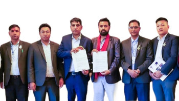 जिल्ला होटल व्यवसायी संघ काठमाडौं र फुड एण्ड ट्रेडिङ हाउसबिच खाद्य सामग्री आपूर्ति सम्झौता