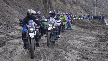 भासिएको खण्ड मर्मतपछि जोमसोम-कागबेनी सडक खुल्यो, मुक्तिनाथ पुग्न सहज