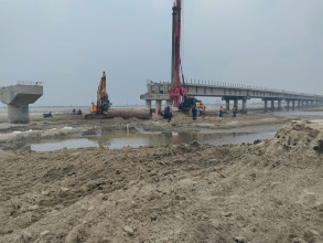 १४ वर्षसम्म कमला पुल निर्माण अधुरै, चैतभित्र सञ्चालनमा ल्याउने लक्ष्य