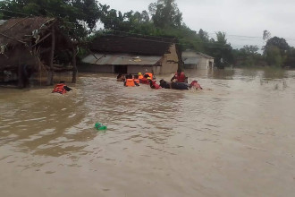 विपद् पूर्वतयारी अभ्यास, बाढी जोखिमका घरमा रातो झन्डा गाडिए 