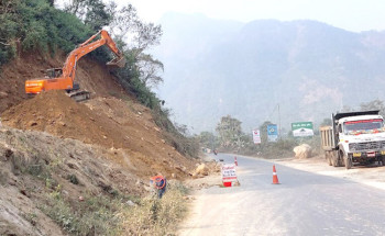 मुग्लिन पोखरा सडक : नौ किलोमिटर खण्ड एकतर्फी कालोपत्र सकियो