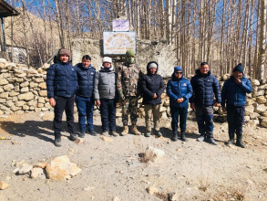 लोमान्थाङ र लोघेकर दामोदर कुण्ड मतदान केन्द्र पुग्नै १८ घन्टाको पैदल यात्रा