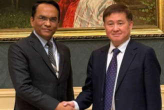 गभर्नर पौडेल र पीबीओसी समकक्षीबीच भेटवार्ता, सीमापार भुक्तानी प्रणाली एवं सहकार्यबारे चर्चा