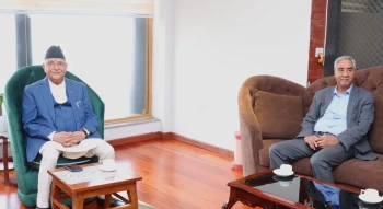 जेनजी आन्दोलनपछि पहिलो पटक ओली–देउवाबीच भेटवार्ता