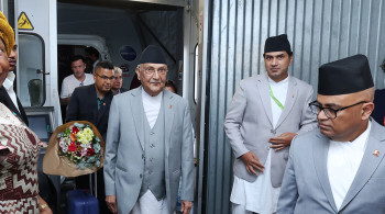 प्रधानमन्त्री ओलीद्वारा रियल मेड्रिड रंगशाला अवलोकन, उपहारमा पाए क्लबको जर्सी