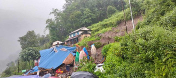 पर्वतमा पहिरोले घर पुरिँदा दम्पती बेपत्ता