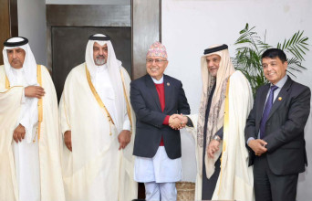 परराष्ट्र र अर्थ मन्त्रीसँग कतारी प्रतिनिधिले गरे भेटवार्ता, दुई देशबीच लगानीबारे छलफल