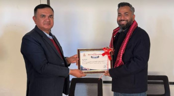 अपराध अनुसन्धानमा सहयोगका कारण नेपाल प्रहरीद्वारा इसेवा सम्मानित