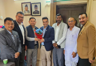 मधेस प्रदेशका अर्थमन्त्रीसँग भेटवार्ता नाडाका पदाधिकारीको भेट, नीतिगत सुधारबारे संवाद
