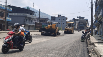 मध्यपहाडी लोकमार्ग: हरिचोक-याम्दी खण्ड ‘अस्फाल्ट’ प्रविधिबाट ‘पिच’