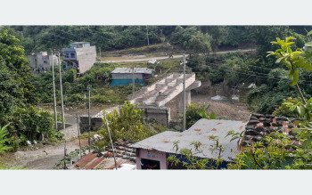 बुल्दीखोलामा धमाधम पक्की पुल निर्माण हुँदै, लागत ५ कराेड