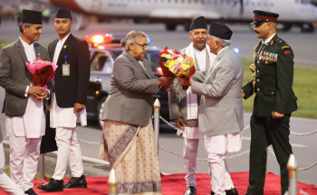 सामाजिक विकास शिखर सम्मेलनमा सहभागी भएर राष्ट्रपति पौडेल काठमाडौं फर्किए