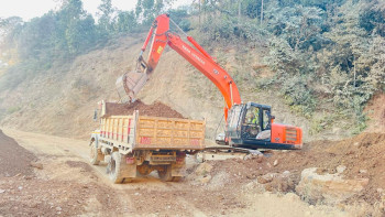 रुद्रवेणी–वामीटक्सार सडक अवरुद्ध हुने, दैनिक ११ घन्टा बन्द