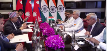 नेपाल र भारतका परराष्ट्रमन्त्रीबीच भेटवार्ता, सीमापार डिजिटल भुक्तानी सेवा सञ्चालनसहित तीनबुँदे संयुक्त घोषणा