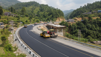 विश्व बैंकको सहयोगमा निर्माणाधीन सडकमा ४३ प्रतिशत प्रगति