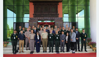 जंगी अड्डामा अमेरिकी सेनासँगको अनुभव साटासाटसम्बन्धी छलफल